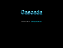 Tablet Screenshot of cascada.com